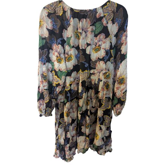 Maeve by Anthropologie Floral V-Neck Mini Dress – Size 1X - Picture 5 of 6